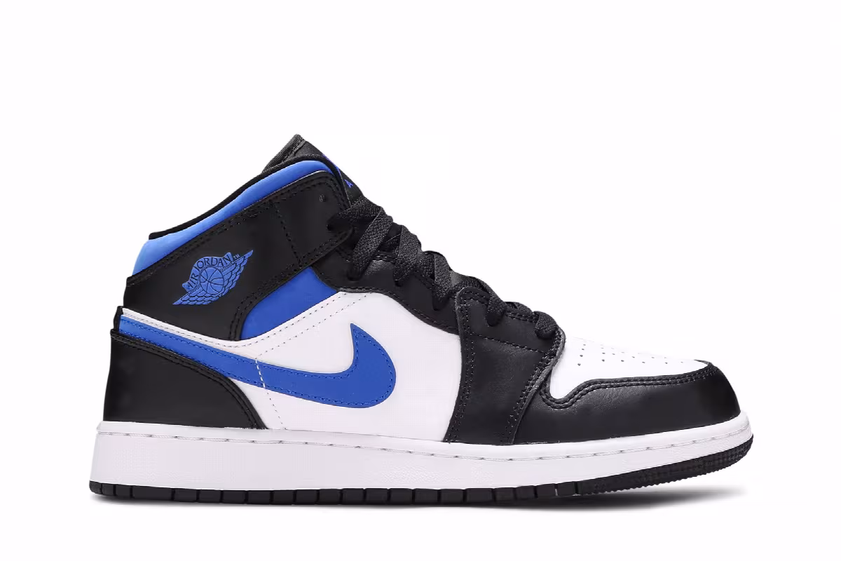 Air Jordan 1 Mid GS Racer Blue, view 2