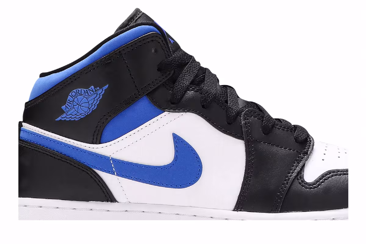 Air Jordan 1 Mid GS Racer Blue, view 3