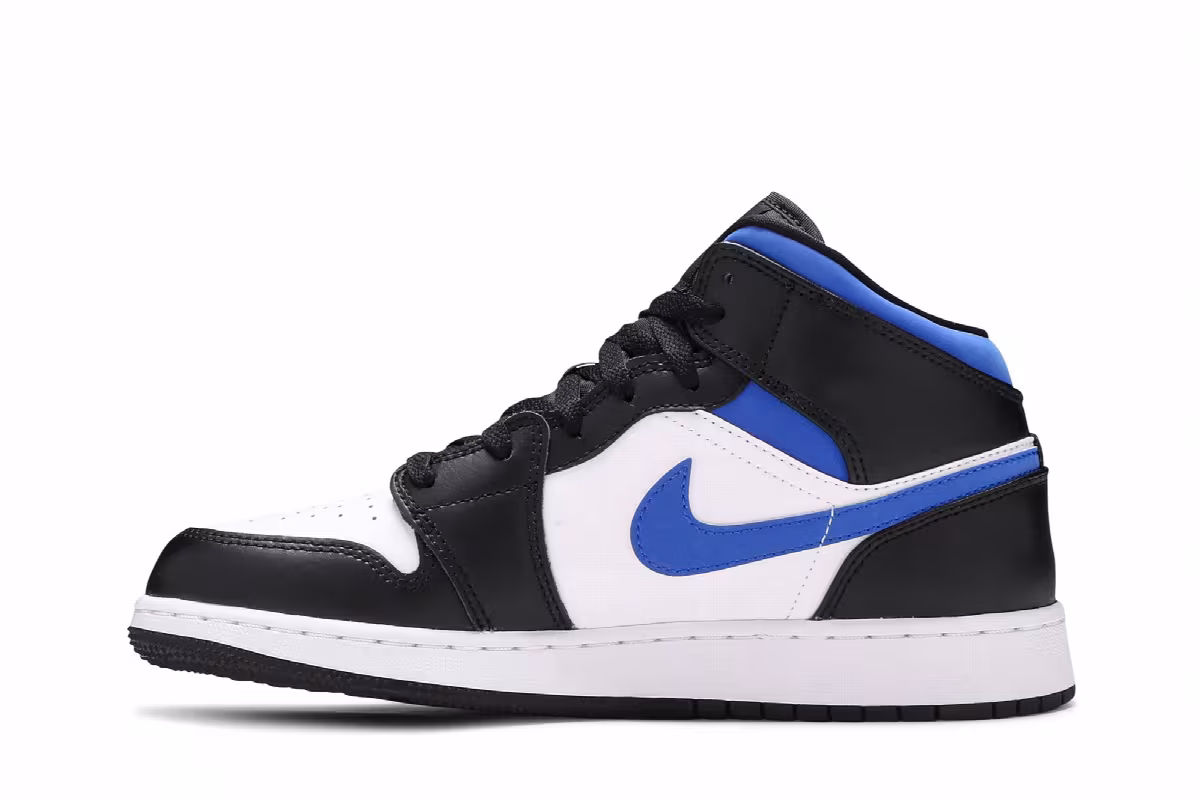 Air Jordan 1 Mid GS Racer Blue, view 4