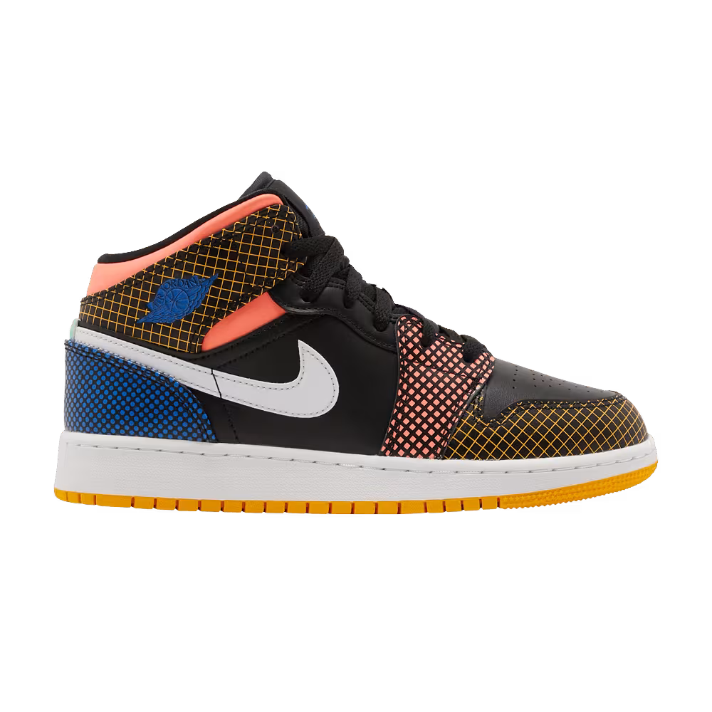 Air Jordan 1 Mid MMD GS Multi Grid