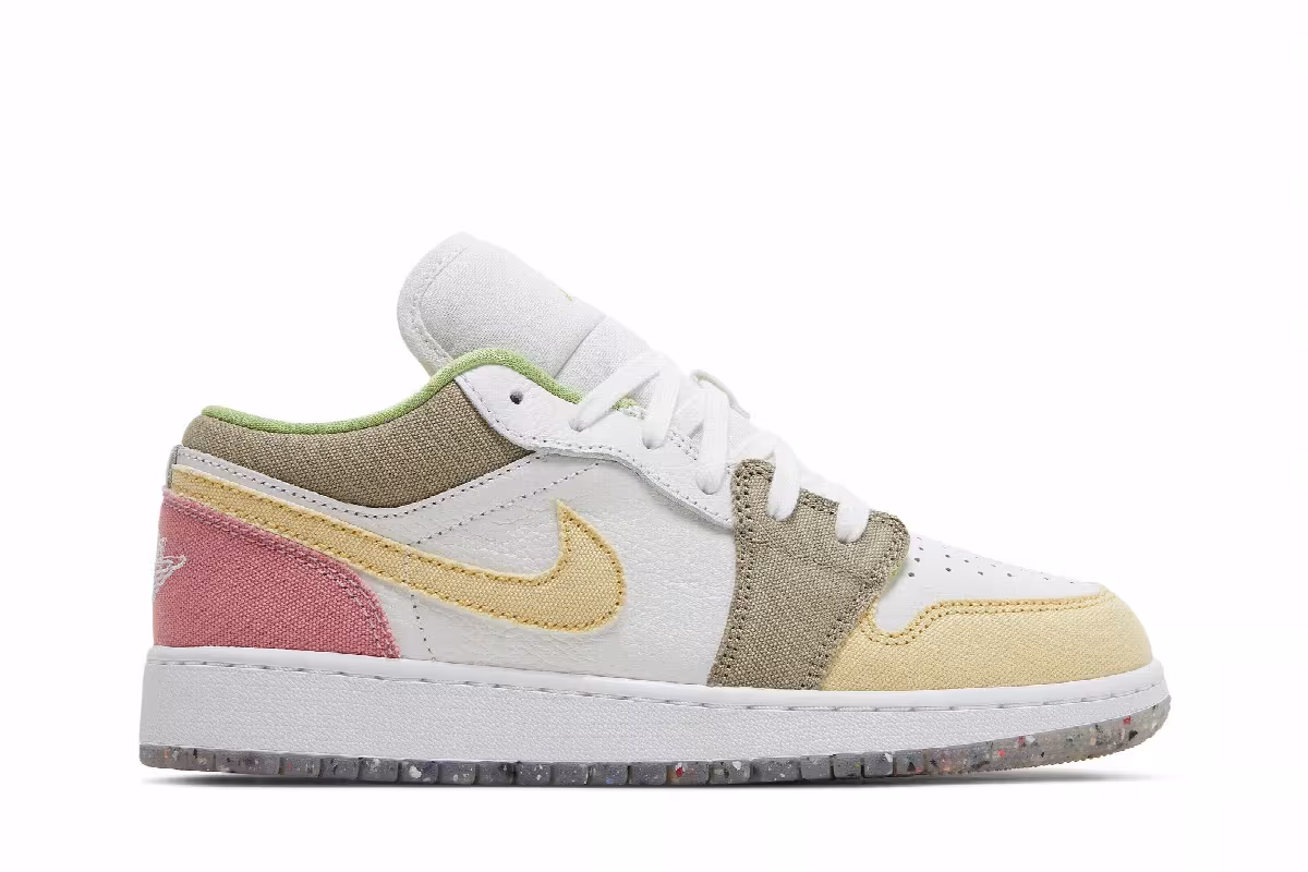 Air Jordan 1 Low SE GS Pastel Grind, view 2