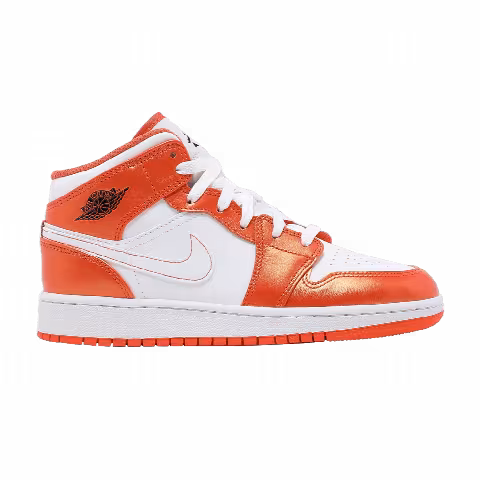Air Jordan 1 Mid SE GS 'Electro Orange'