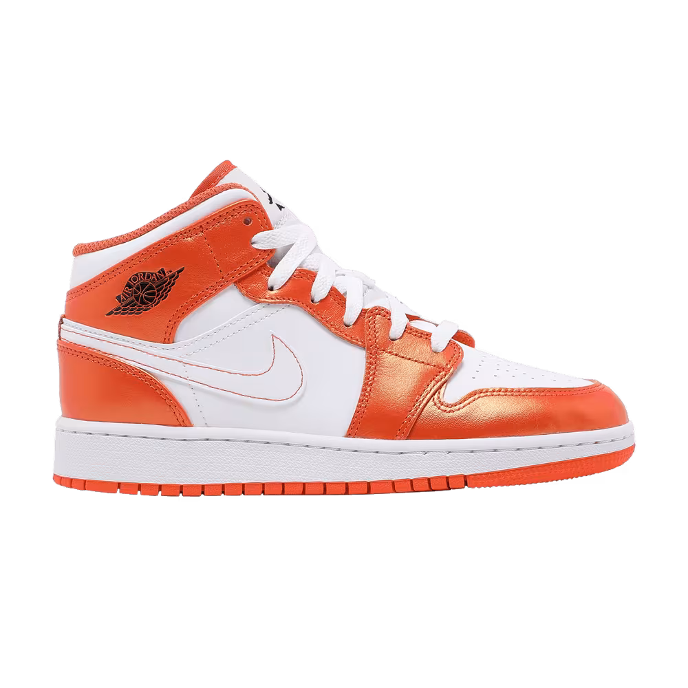 Air Jordan 1 Mid SE GS Electro Orange