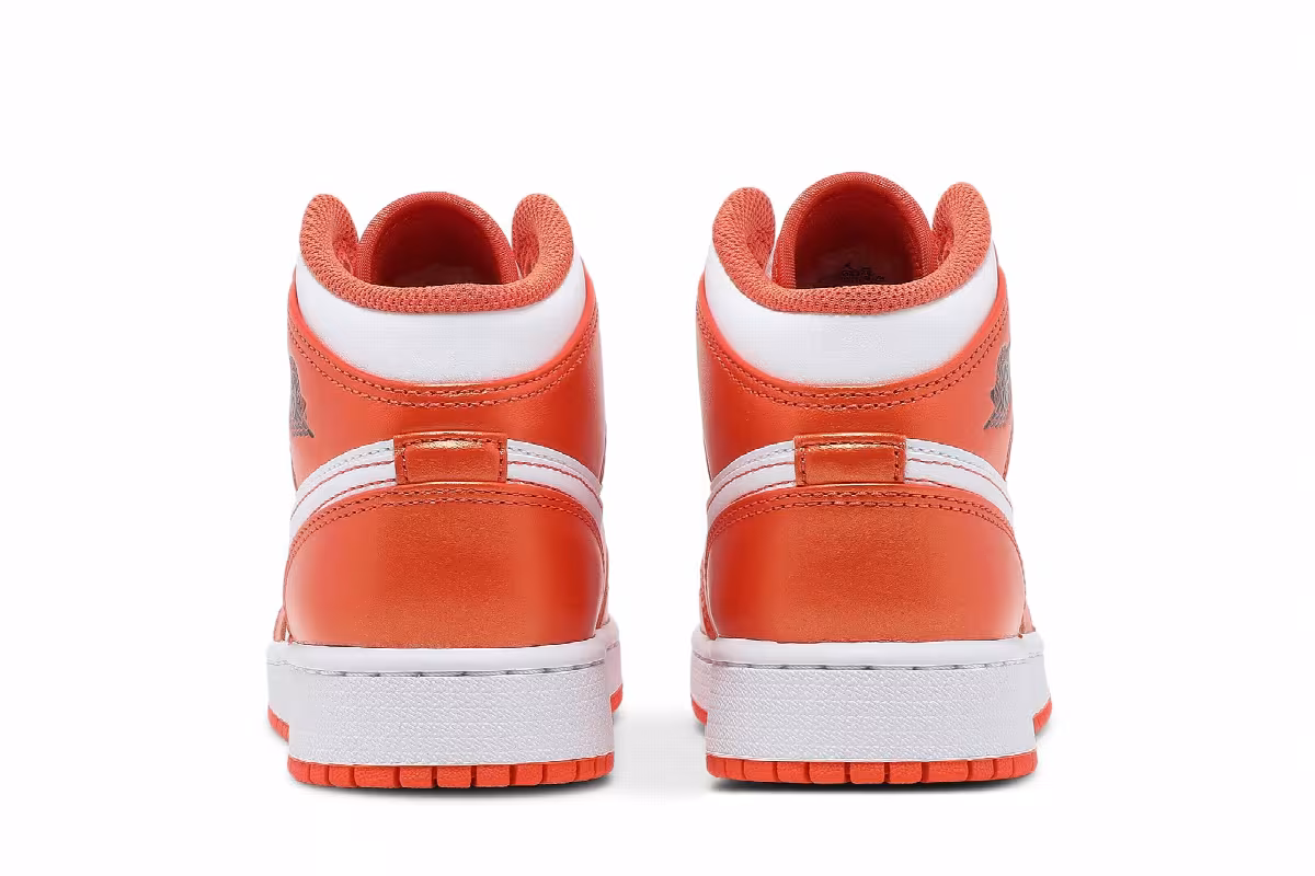Air Jordan 1 Mid SE GS Electro Orange, view 7