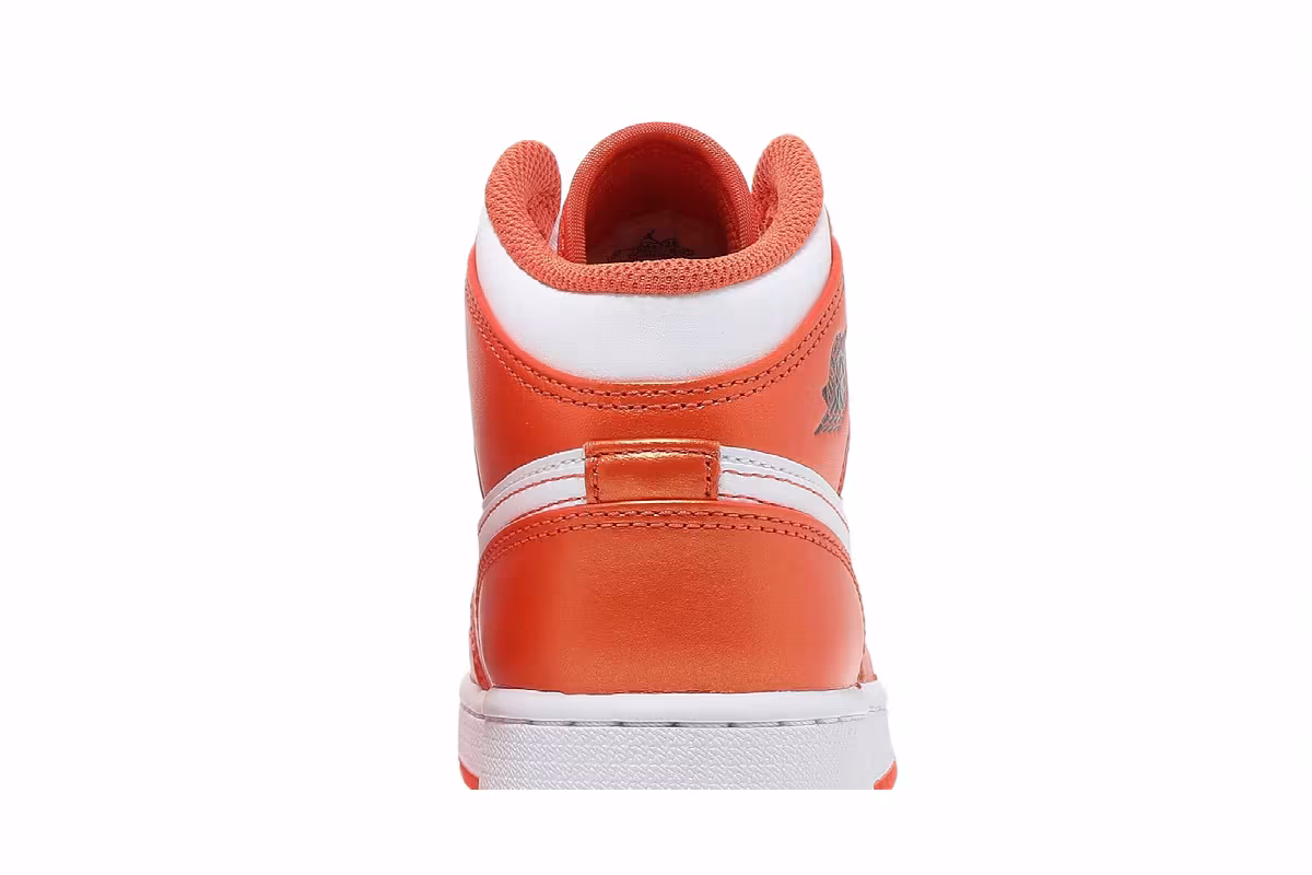 Air Jordan 1 Mid SE GS Electro Orange, view 8