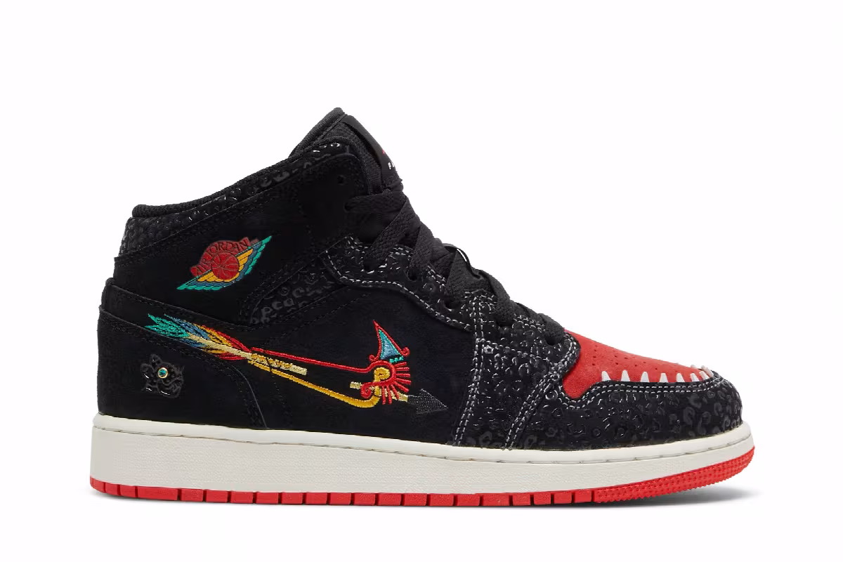 Air Jordan 1 Mid SE GS SiEMPRE Familia, view 2