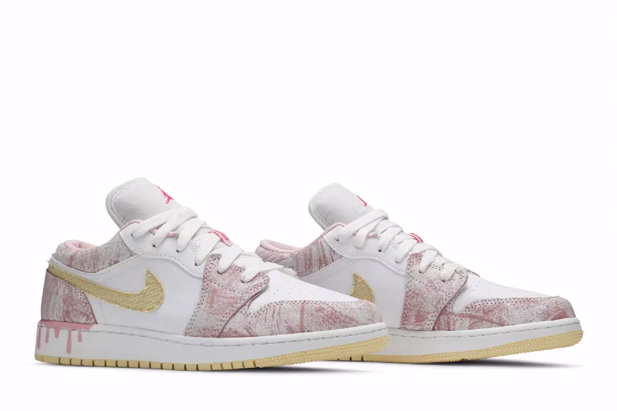 Air Jordan 1 Low GS Strawberry Ice Cream, view 9