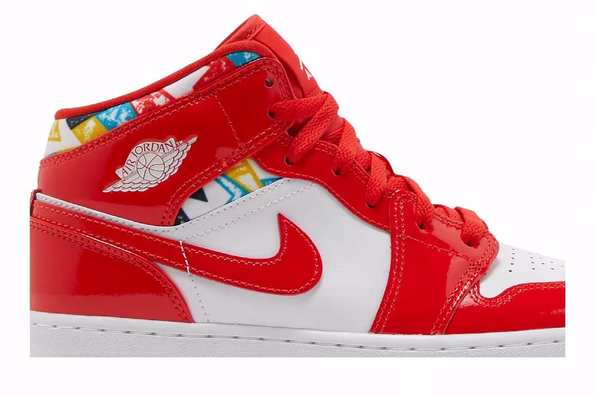 Air Jordan 1 Mid SE GS Barcelona Sweater, view 3