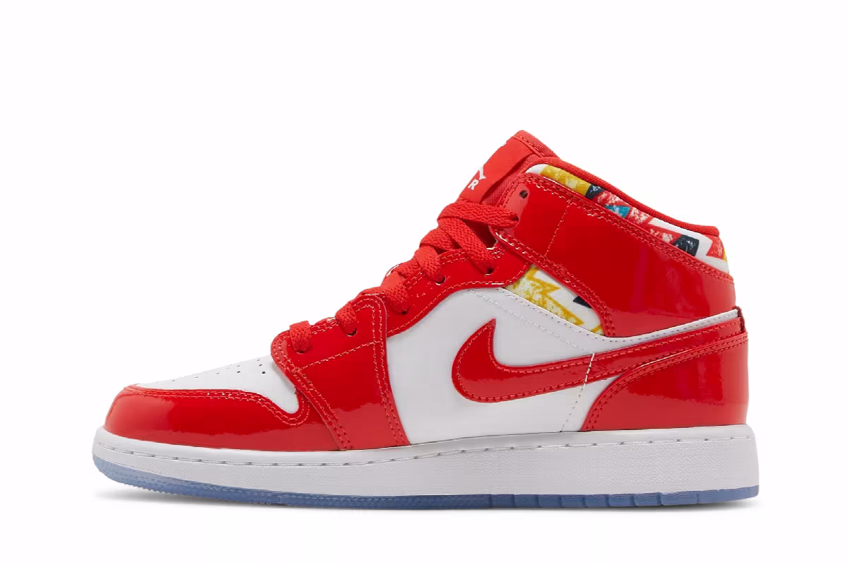 Air Jordan 1 Mid SE GS Barcelona Sweater, view 4