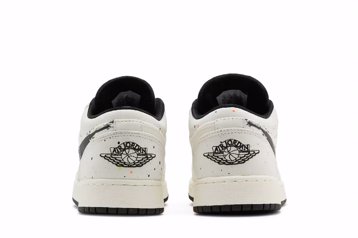 Air Jordan 1 Low SE GS Paint Splatter, view 7