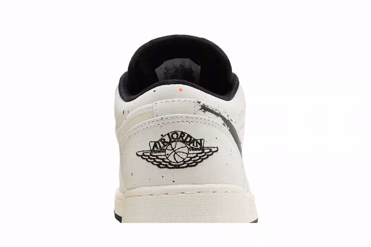 Air Jordan 1 Low SE GS Paint Splatter, view 8