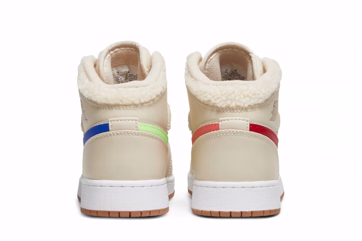 Air Jordan 1 Mid Utility GS Fleece, view 7