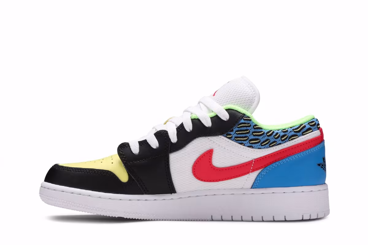 Air Jordan 1 Low GS Funky Patterns, view 4