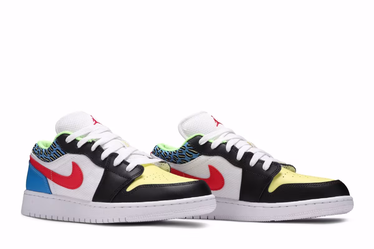 Air Jordan 1 Low GS Funky Patterns, view 9