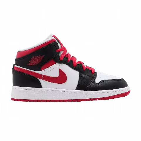 Air Jordan 1 Mid GS 'White Very Berry'