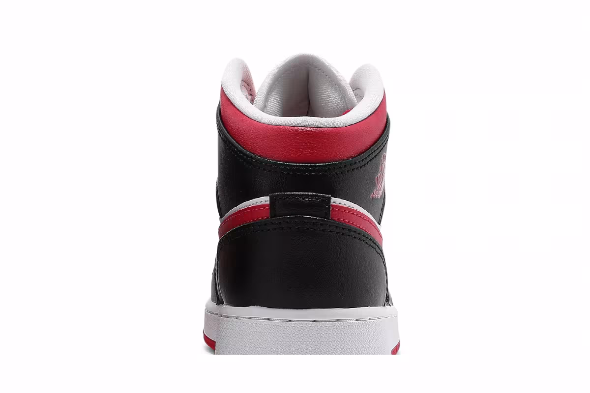 Air Jordan 1 Mid GS White Very Berry, view 8