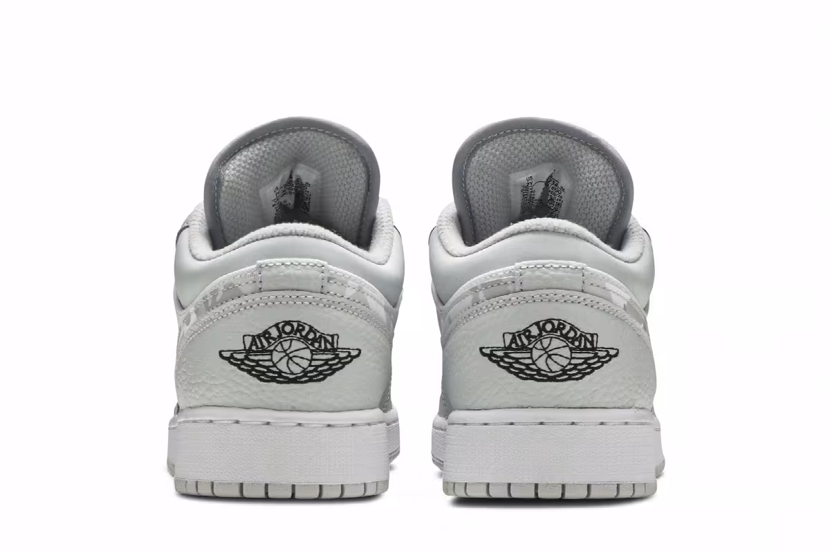 Air Jordan 1 Low SE GS White Camo, view 7