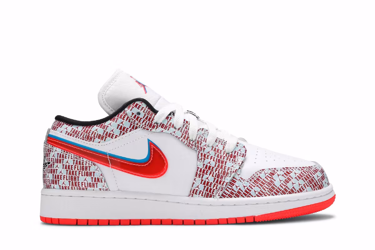 Air Jordan 1 Low SE GS Take Flight, view 2