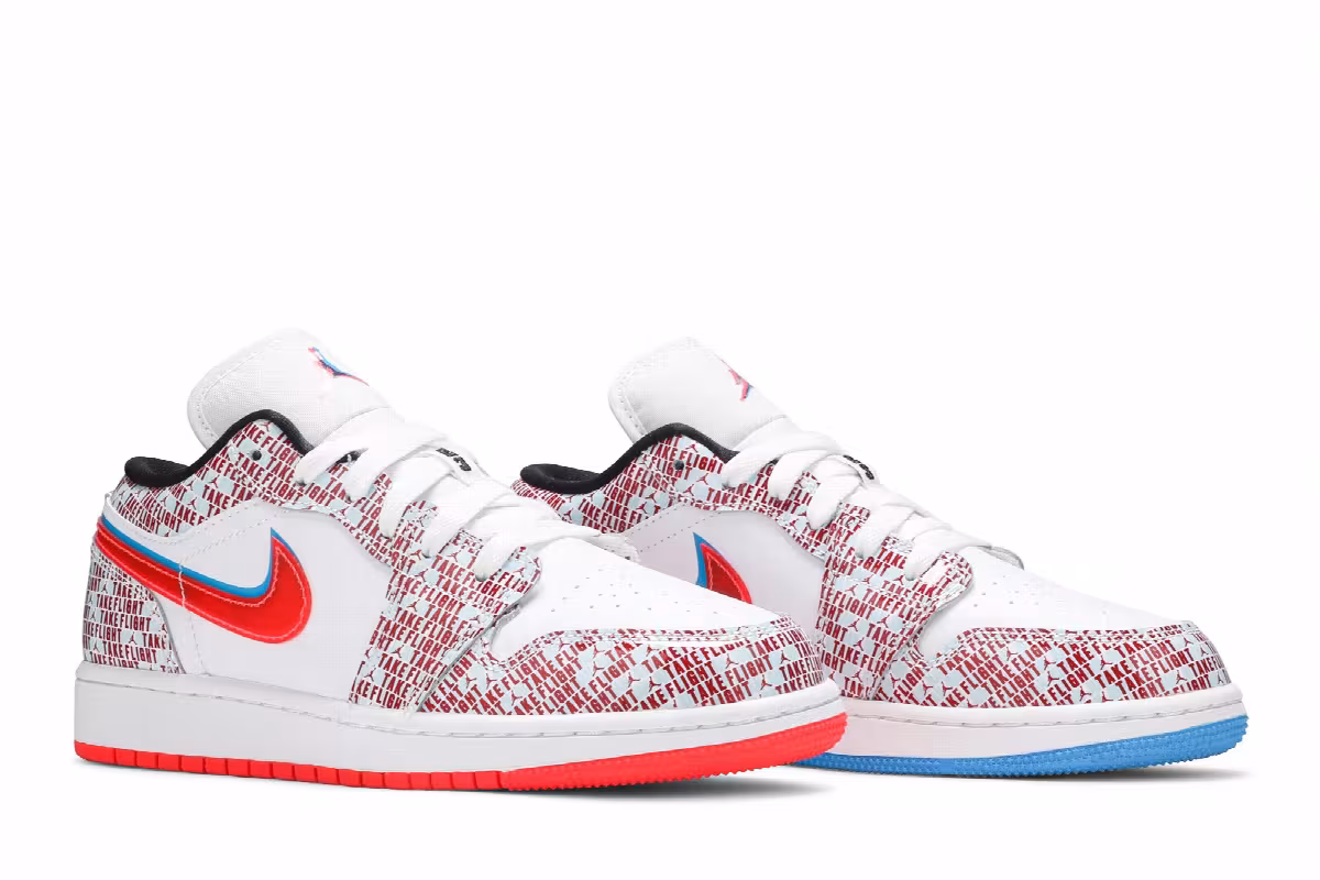 Air Jordan 1 Low SE GS Take Flight, view 9