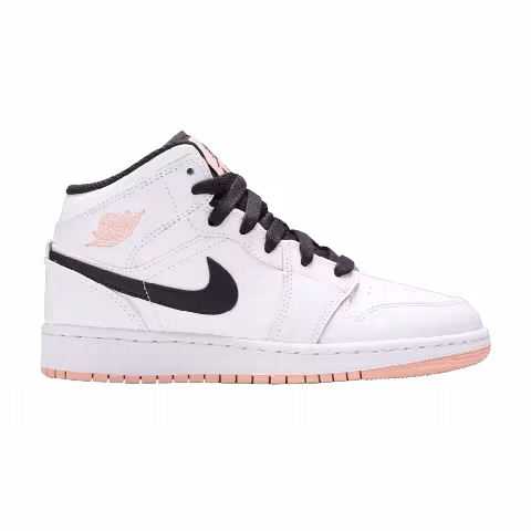 Air Jordan 1 Mid GS 'White Arctic Orange'