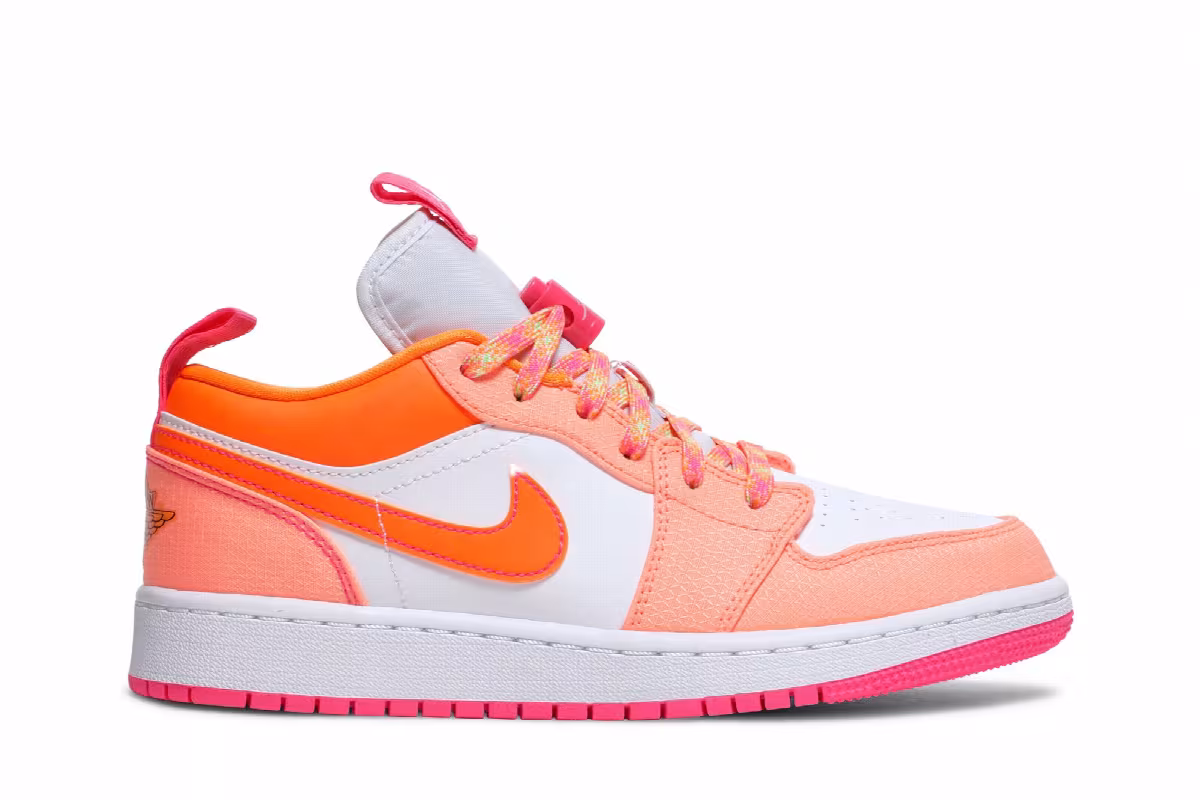 Air Jordan 1 Low Utility GS Crimson Pulse, view 2
