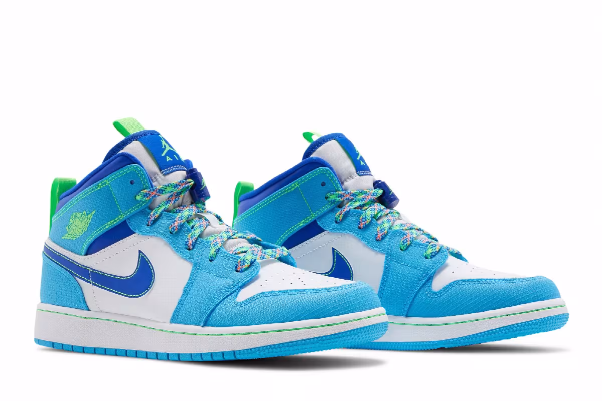 Air Jordan 1 Mid SE GS Sprite, view 9