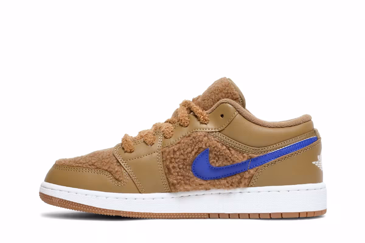 Air Jordan 1 Low Utility GS Teddy Bear, view 4