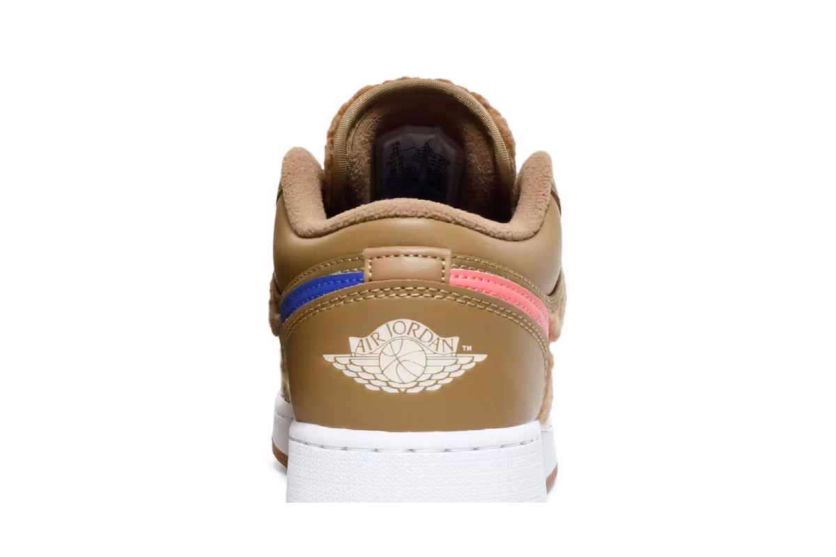 Air Jordan 1 Low Utility GS Teddy Bear, view 8