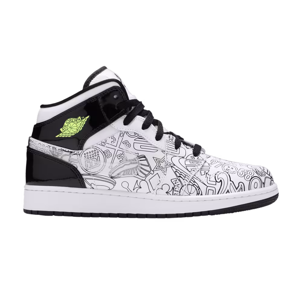 Air Jordan 1 Mid SE GS DIY