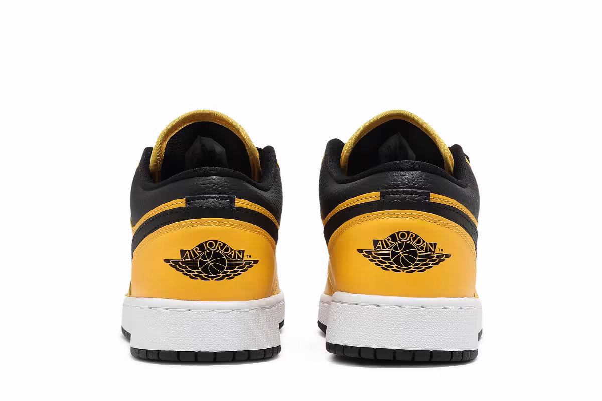 Air Jordan 1 Low GS University Gold Black, view 7
