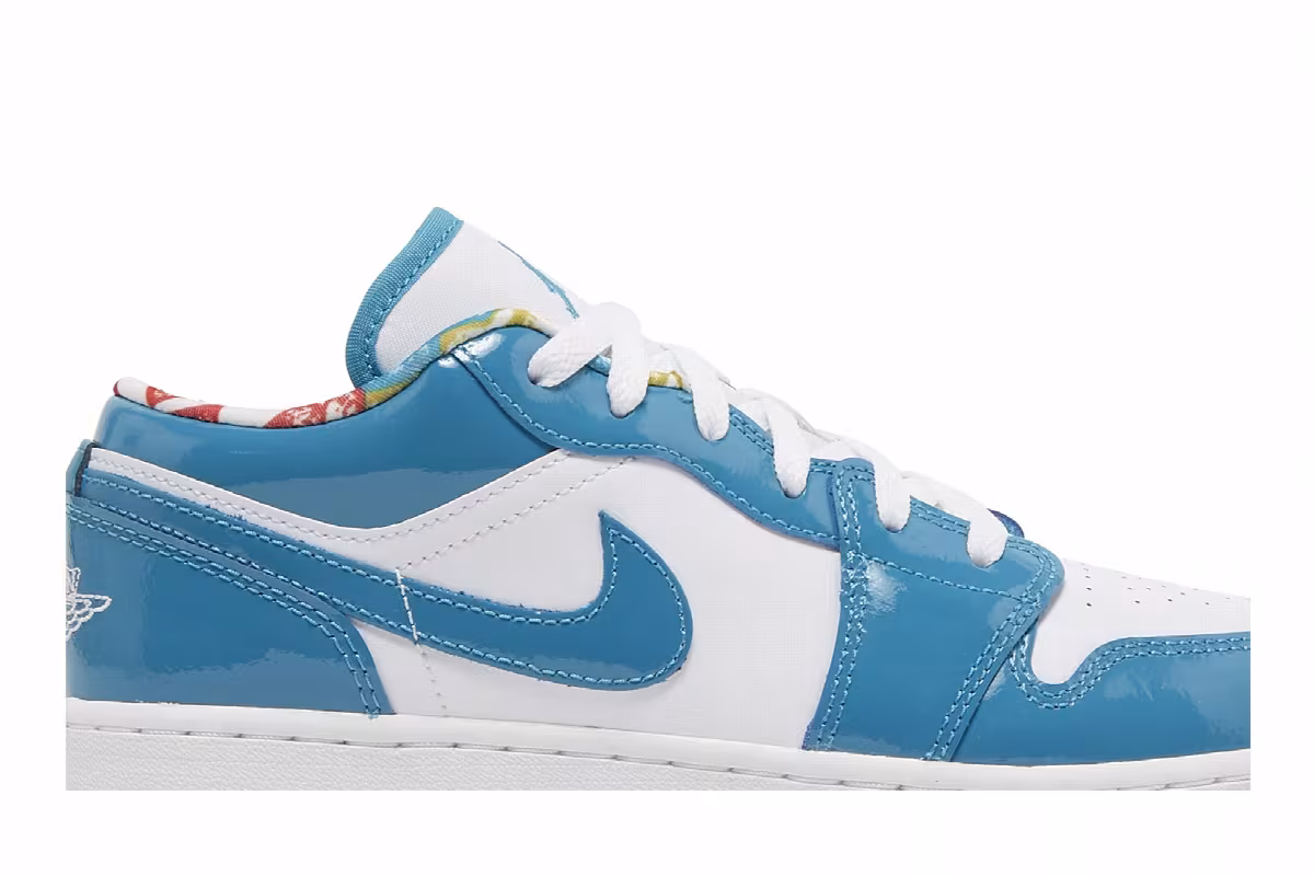 Air Jordan 1 Low SE GS Barcelona, view 3