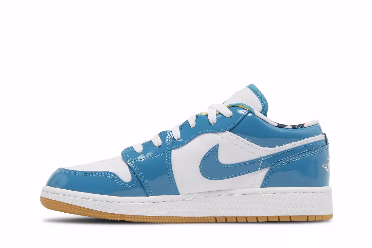 Air Jordan 1 Low SE GS Barcelona, view 4