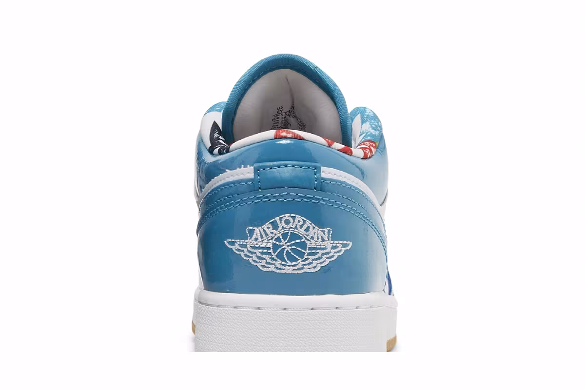 Air Jordan 1 Low SE GS Barcelona, view 8