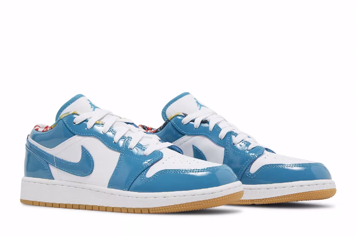 Air Jordan 1 Low SE GS Barcelona, view 9