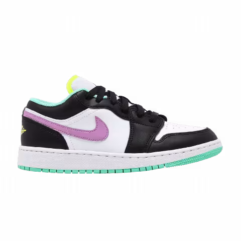 Air Jordan 1 Low GS 'White Violet Shock'