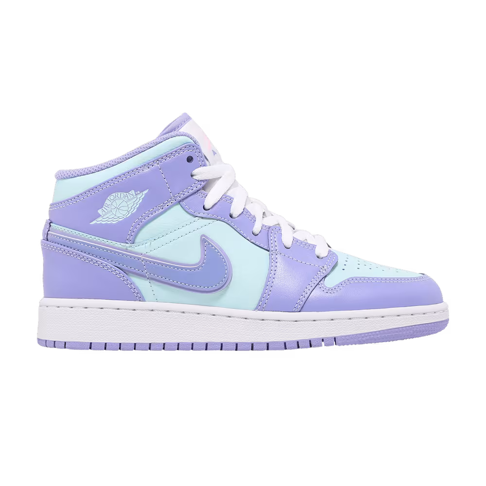 Air Jordan 1 Mid GS Purple Pulse