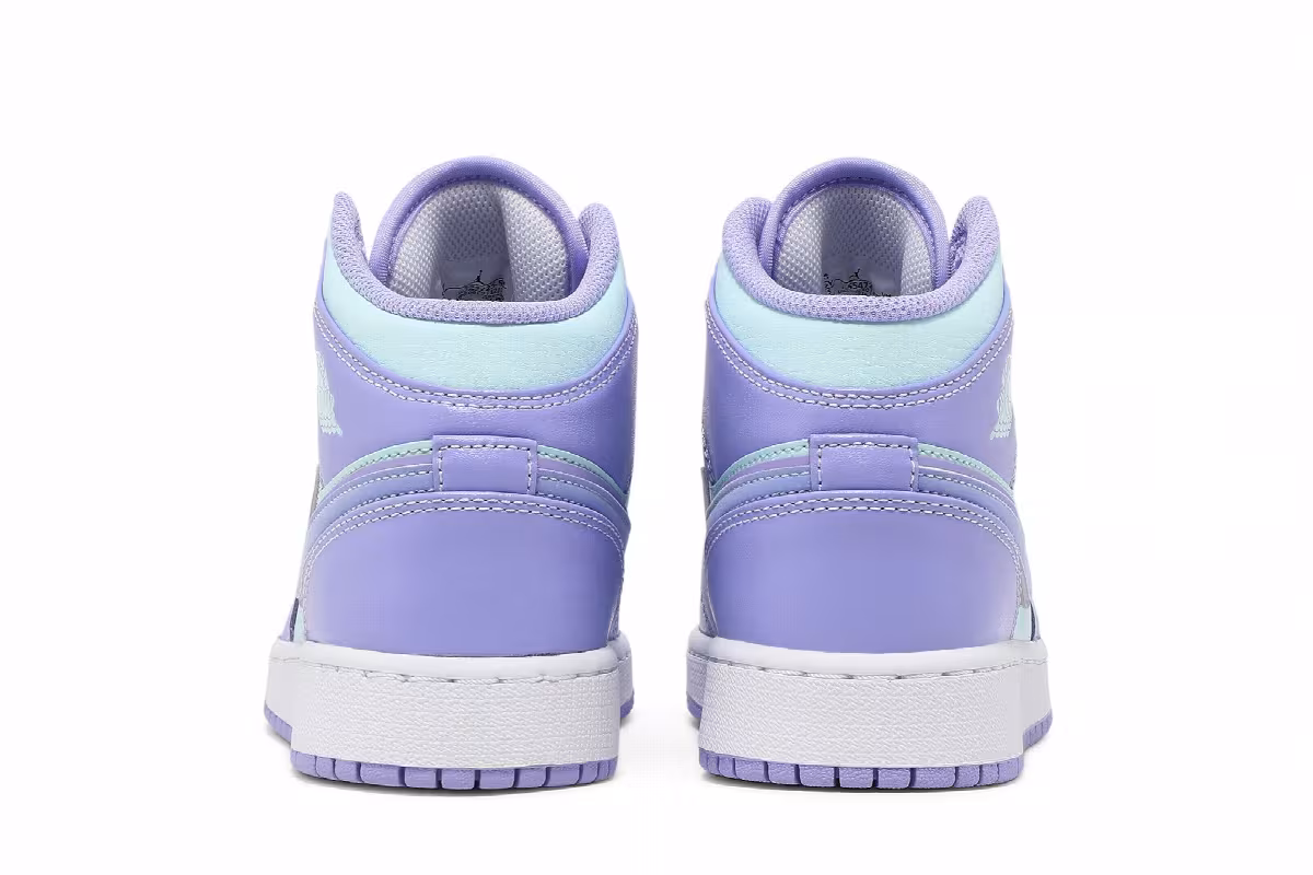 Air Jordan 1 Mid GS Purple Pulse, view 7