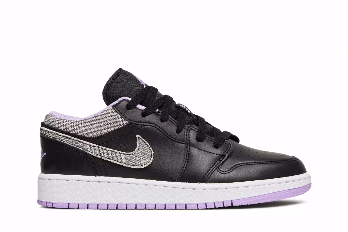 Air Jordan 1 Low SE GS Houndstooth, view 2