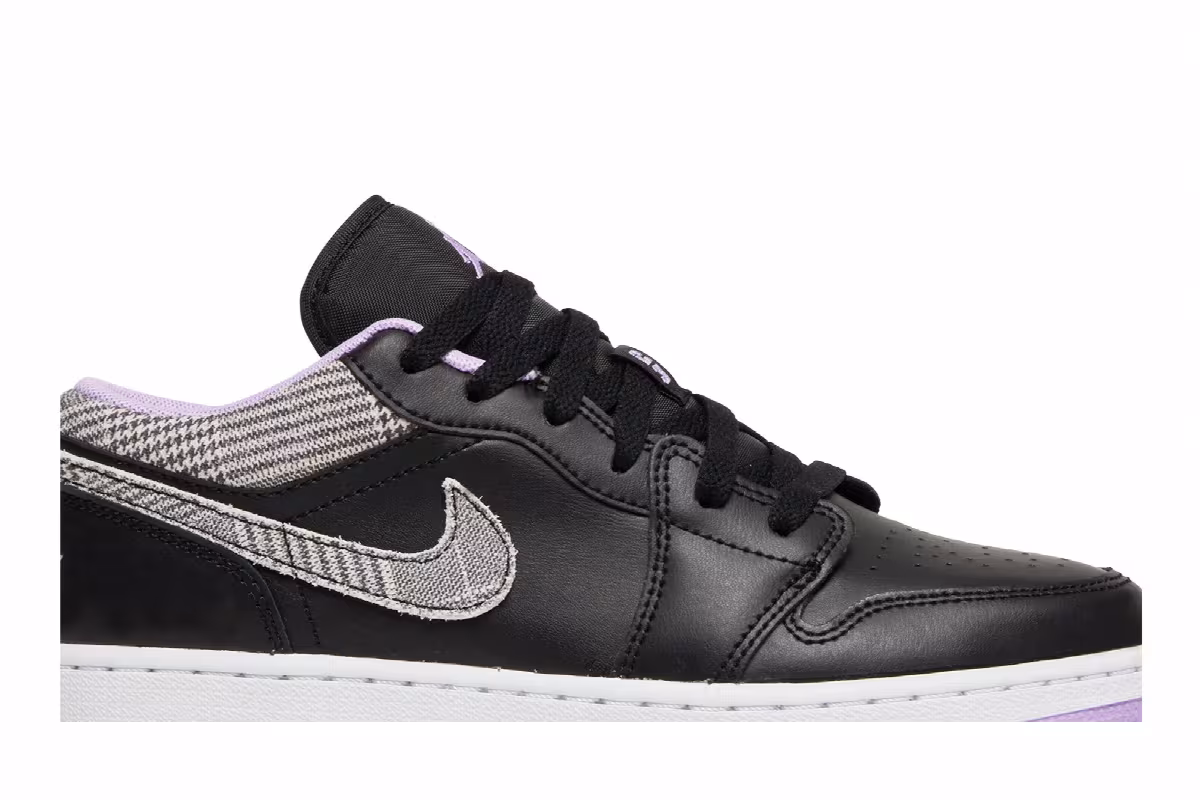 Air Jordan 1 Low SE GS Houndstooth, view 3