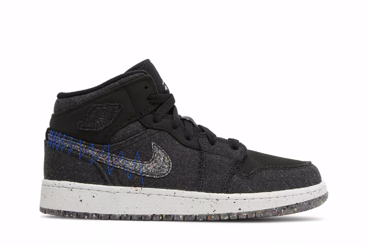 Air Jordan 1 Mid SE GS Crater, view 2