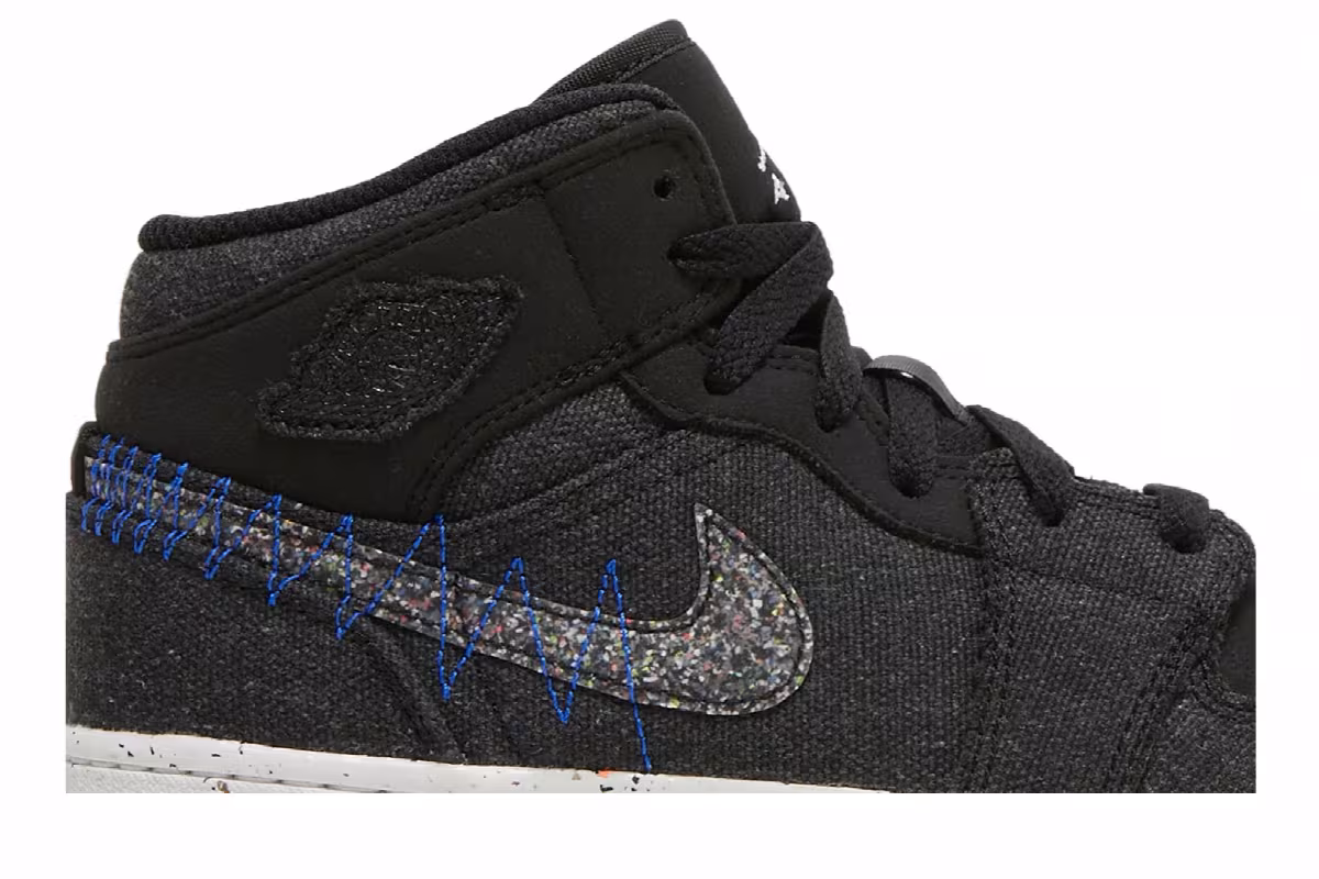 Air Jordan 1 Mid SE GS Crater, view 3