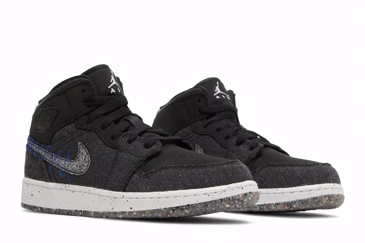Air Jordan 1 Mid SE GS Crater, view 9