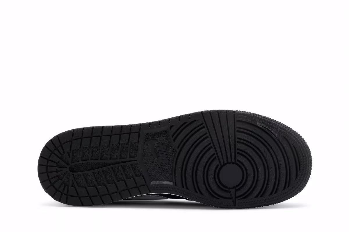 Air Jordan 1 High FlyEase GS Black White, view 5
