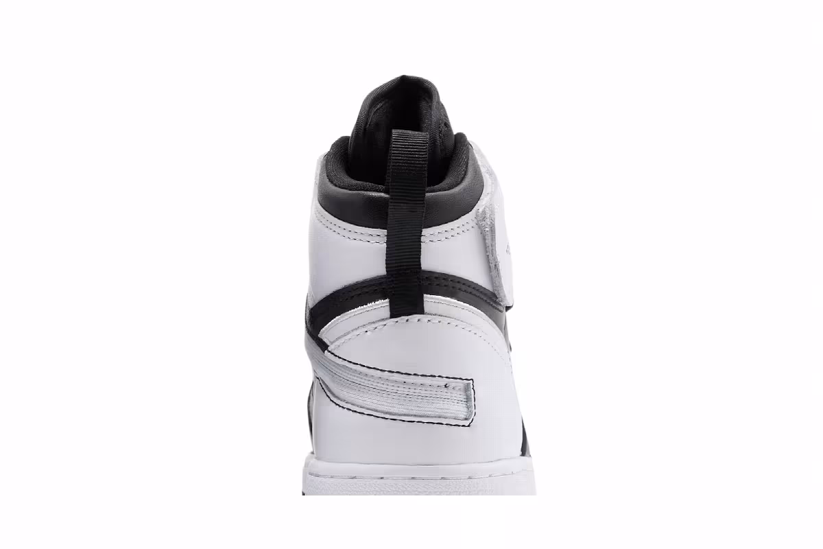 Air Jordan 1 High FlyEase GS Black White, view 8