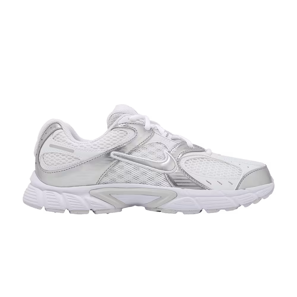 Nike V5 RNR GS White Metallic Silver