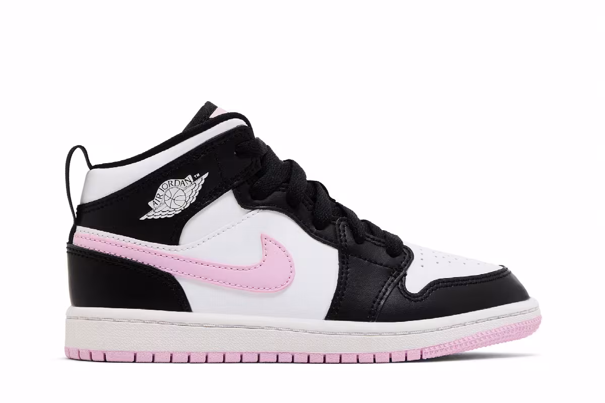 Air Jordan 1 Mid PS White Light Arctic Pink, view 2