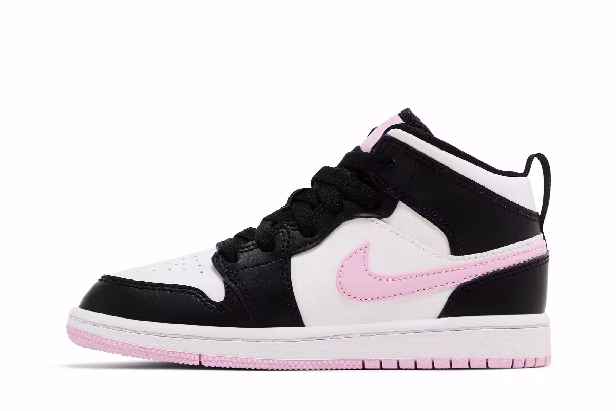 Air Jordan 1 Mid PS White Light Arctic Pink, view 4