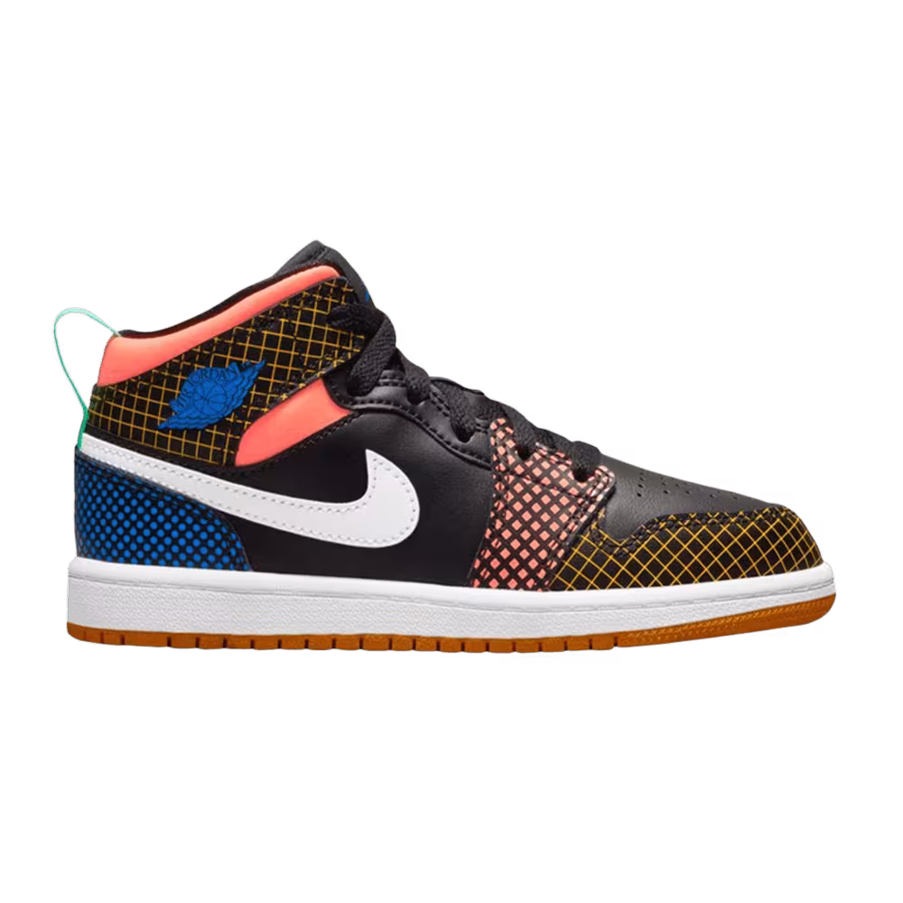 Air Jordan 1 Mid MMD PS Multi Grid