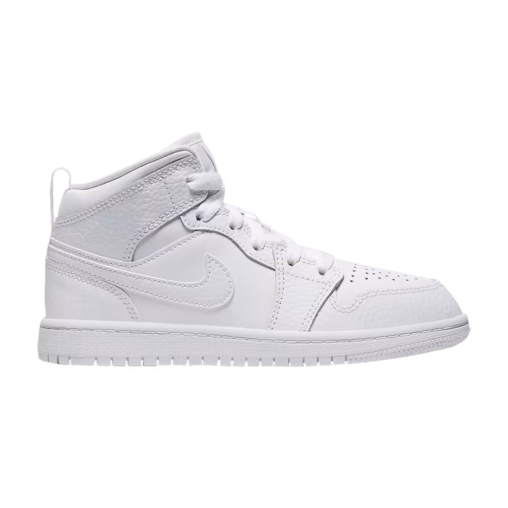 Air Jordan 1 Mid PS Triple White 2021