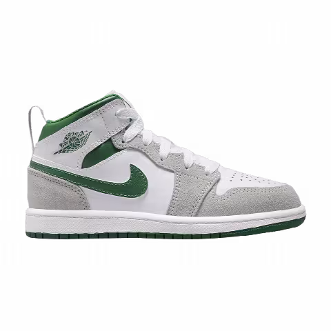 Air Jordan 1 Mid SE PS 'Grey Pine Green'